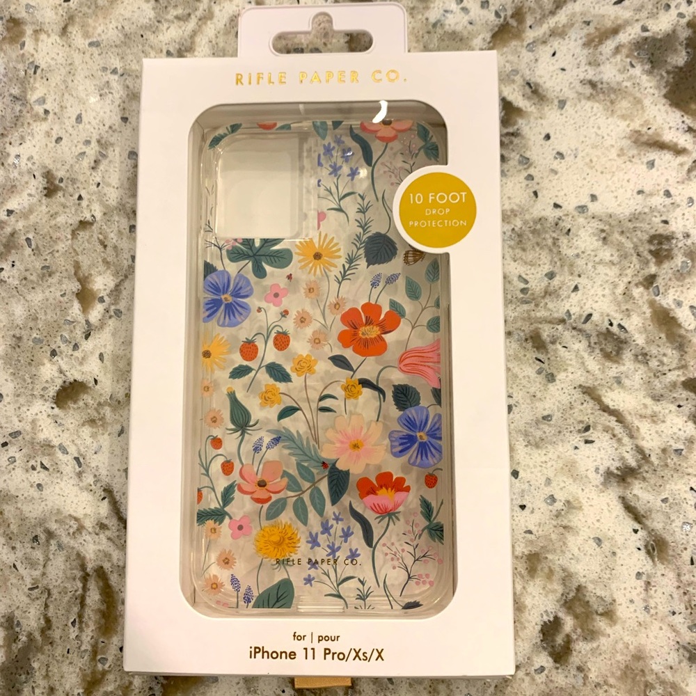 Brand new in the package Rifle Paper Co phone case for iPhone 11 Pro/Xs